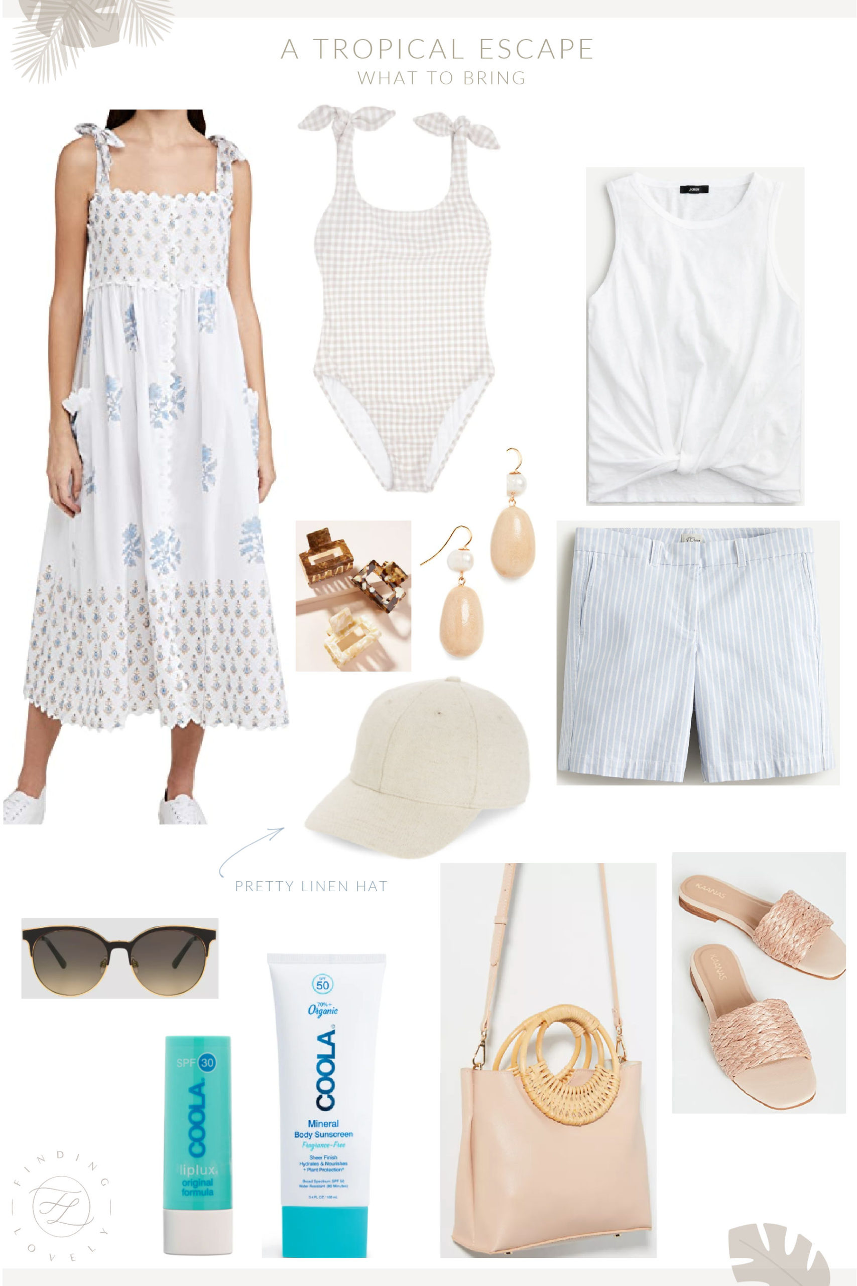 A Tropical Escape-What to Bring - Finding Lovely