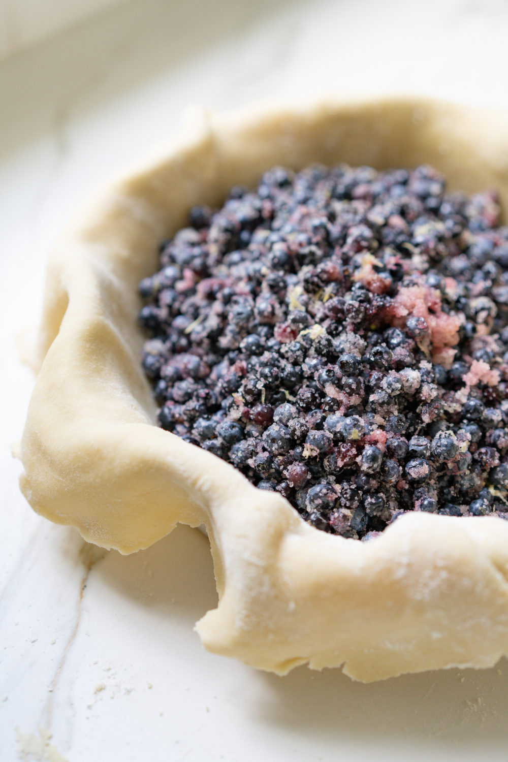 Wild Maine Blueberry Pie - Finding Lovely